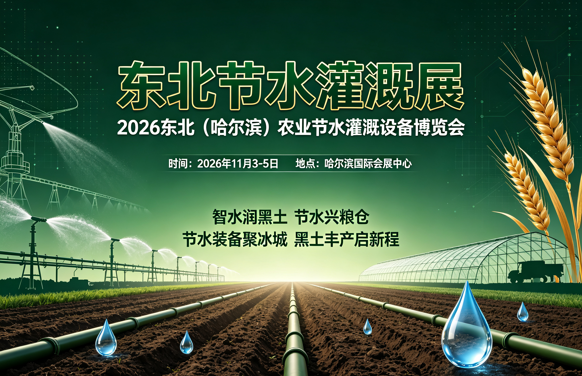 2026东北（哈尔滨)农业节水灌溉设备博览会